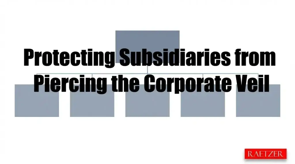 Piercing the Corporate Veil